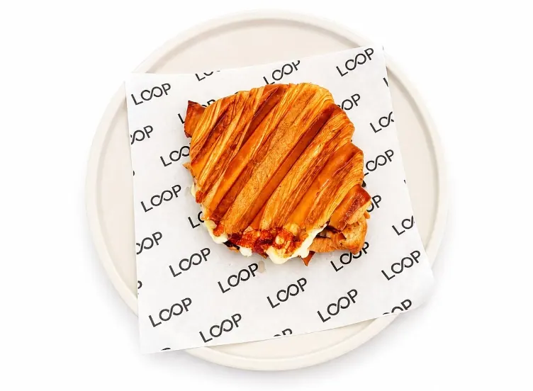 Croissant Ham & Cheese at LOOP Café Pererenan, Bali