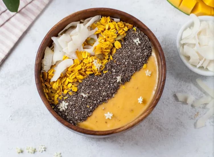 Frozen Mango Smoothie at LOOP Café Pererenan, Bali