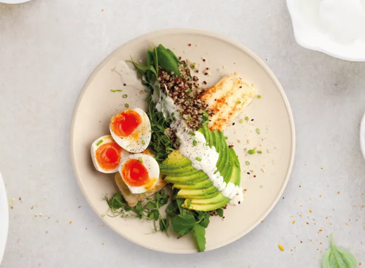Halloumi Vitality Plate at LOOP Café Pererenan, Bali