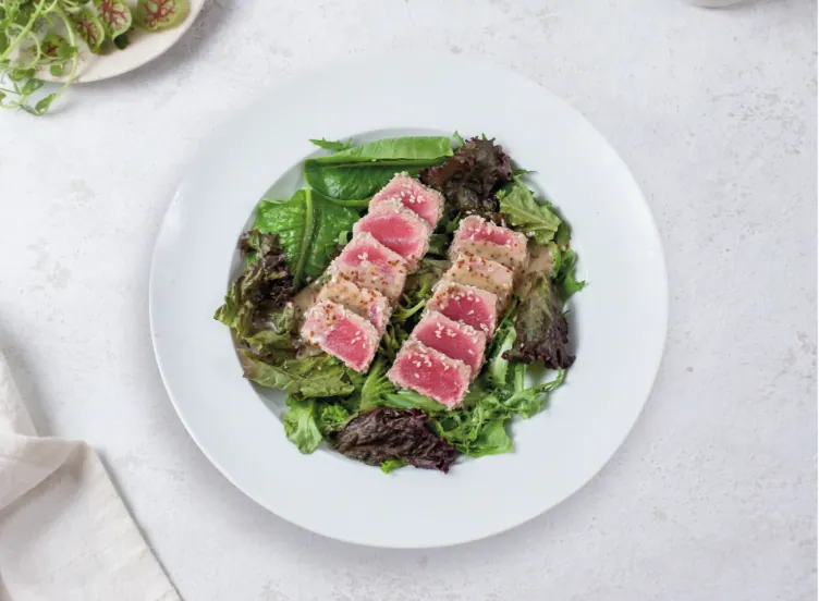 Seared Tuna Zen Salad at LOOP Café Pererenan, Bali