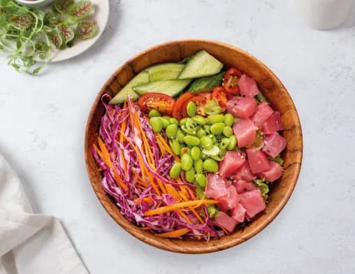 Tuna Poke Bowl at LOOP Café
