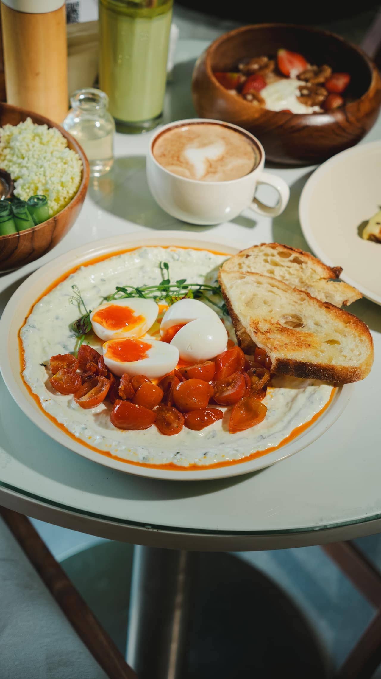 Aegean Morning Plate served at LOOP Café between Canggu and Pererenan