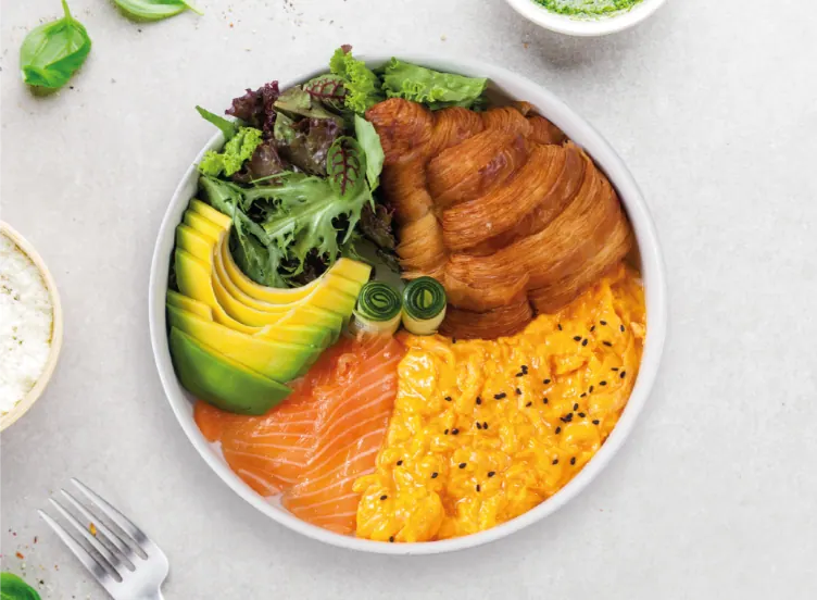 Salmon Energy Bowl at LOOP Café Pererenan, Bali