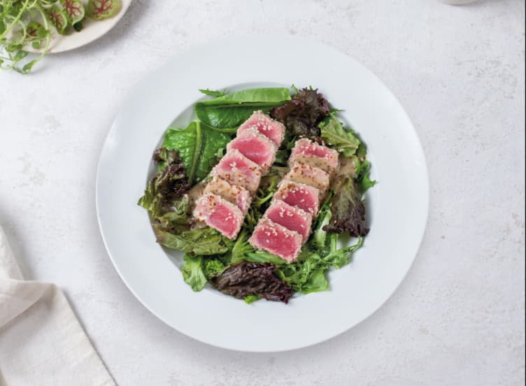 Seared Tuna Zen Salad at LOOP Café Pererenan, Bali